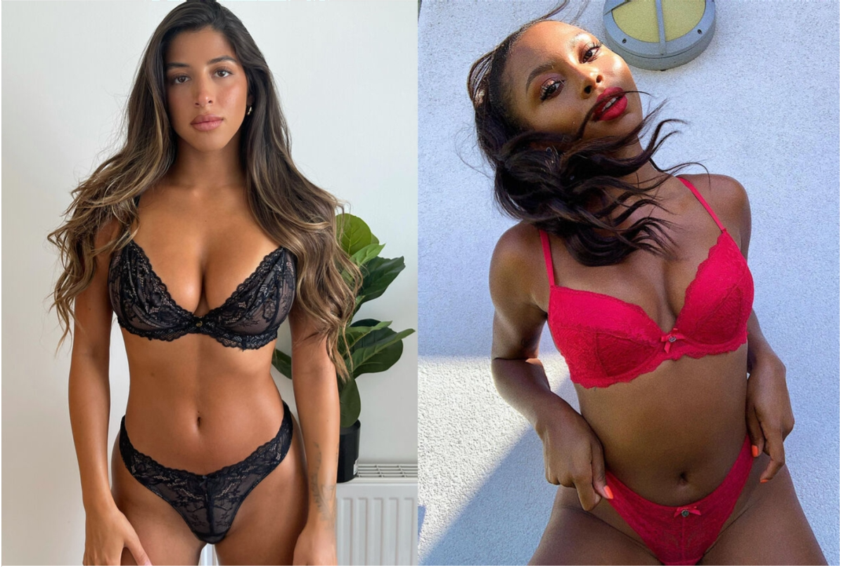 Shannon and Samira in Plunge Bra Styles